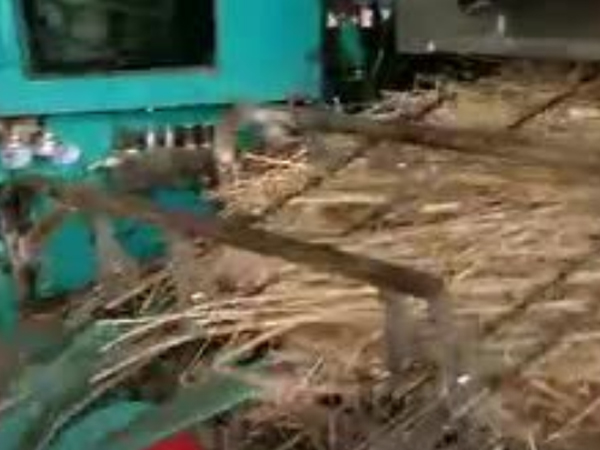 汉麻打捆机视频
